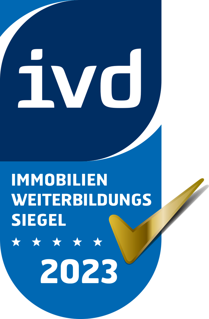 Erneutes Gütesiegel der Fortbildungsaktivität für Schrick Immobilien! Auch das Weiterbildungssiegel des IVD 2023 für die umfangreichen Fortbildungen im vergangenen Jahr haben wir wieder erhalten ...